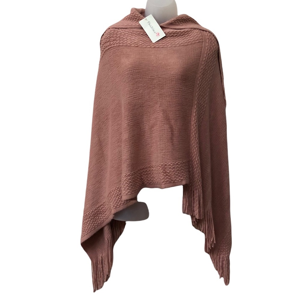 Pinklicious  Fringe - Poncho